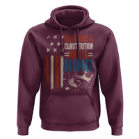 No Kings Protest Hoodie We Have A Constitution Not A King American Flag - Wonder Print Shop