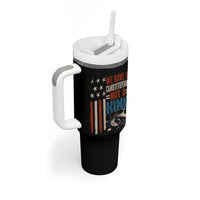 No Kings Protest Tumbler With Handle We Have A Constitution Not A King American Flag - Wonder Print Shop