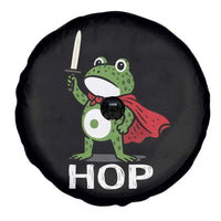 Resist Frog With Sword Spare Tire Cover No Kings Portland Protest Saves America - Wonder Print Shop
