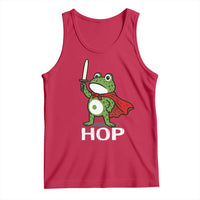 Resist Frog With Sword Tank Top No Kings Portland Protest Saves America - Wonder Print Shop