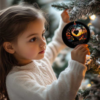 Personalized Memorial Christmas Ornament Custom Loss of Father Family Sympathy Gift - Wonder Print Shop