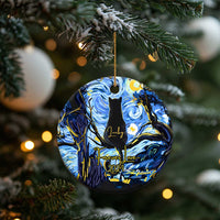 Personalized Forever Loved Cat Christmas Ornament Custom Name Pet Memorial Gift - Wonder Print Shop