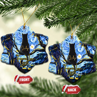 Personalized Forever Loved Cat Christmas Ornament Custom Name Pet Memorial Gift - Wonder Print Shop