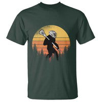 Funny Lax Bigfoot T Shirt Retro Vintage Sasquatch Lacrosse - Wonder Print Shop