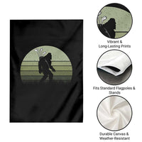 Bigfoot Golfer Garden Flag Funny Sasquatch Golfing Golf Balls - Wonder Print Shop