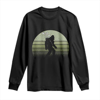 Bigfoot Golfer Long Sleeve Shirt Funny Sasquatch Golfing Golf Balls - Wonder Print Shop