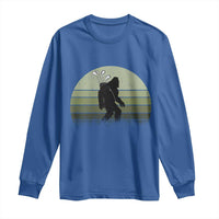 Bigfoot Golfer Long Sleeve Shirt Funny Sasquatch Golfing Golf Balls - Wonder Print Shop