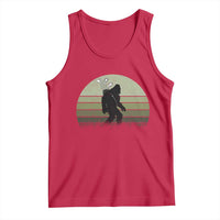 Bigfoot Golfer Tank Top Funny Sasquatch Golfing Golf Balls - Wonder Print Shop