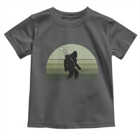 Bigfoot Golfer Toddler T Shirt Funny Sasquatch Golfing Golf Balls - Wonder Print Shop