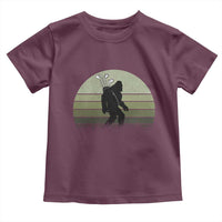 Bigfoot Golfer Toddler T Shirt Funny Sasquatch Golfing Golf Balls - Wonder Print Shop