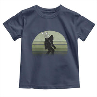 Bigfoot Golfer Toddler T Shirt Funny Sasquatch Golfing Golf Balls - Wonder Print Shop