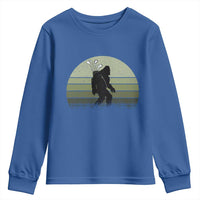 Bigfoot Golfer Youth Sweatshirt Funny Sasquatch Golfing Golf Balls - Wonder Print Shop