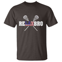 Funny Lacrosse T Shirt American Flag Relax Bro Lax Lover Joke