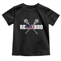 Funny Lacrosse Toddler T Shirt American Flag Relax Bro Lax Lover Joke