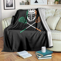 Ireland Lacrosse Throw Blanket Irish Flag Ireland - Wonder Print Shop