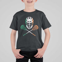 Ireland Lacrosse T Shirt For Kid Irish Flag Ireland - Wonder Print Shop
