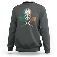Ireland Lacrosse Sweatshirt Irish Flag Ireland - Wonder Print Shop