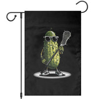 Funny Lacrosse Garden Flag Pickle Playing Lax Lover Player - Wonder Print Shop