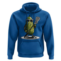 Funny Lacrosse Hoodie Pickle Playing Lax Lover Player - Wonder Print Shop