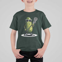 Funny Lacrosse T Shirt For Kid Pickle Playing Lax Lover Player - Wonder Print Shop