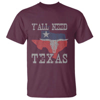 Yall Need Texas T Shirt State Map Vintage - Wonder Print Shop