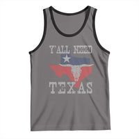 Yall Need Texas Tank Top State Map Vintage - Wonder Print Shop