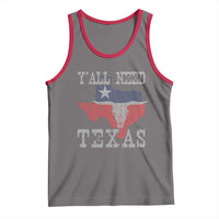 Yall Need Texas Tank Top State Map Vintage - Wonder Print Shop