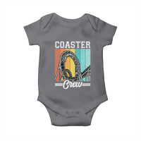Vintage Rollercoaster Crew Baby Onesie Family Roller Coaster Amusement Park