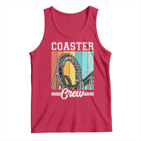 Vintage Rollercoaster Crew Tank Top Family Roller Coaster Amusement Park