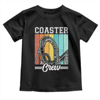 Vintage Rollercoaster Crew Toddler T Shirt Family Roller Coaster Amusement Park