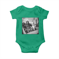 Funny Bigfoot Alien Baby Onesie Sasquatch UFO Coaster - Wonder Print Shop