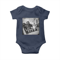 Funny Bigfoot Alien Baby Onesie Sasquatch UFO Coaster - Wonder Print Shop