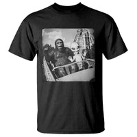 Funny Bigfoot Alien T Shirt Sasquatch UFO Coaster - Wonder Print Shop