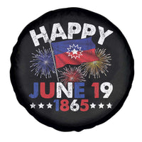 Juneteenth Flag Spare Tire Cover Black Freedom Black History June 19 1865