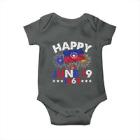 Juneteenth Flag Baby Onesie Black Freedom Black History June 19 1865