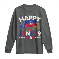 Juneteenth Flag Long Sleeve Shirt Black Freedom Black History June 19 1865