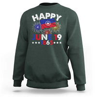 Juneteenth Flag Sweatshirt Black Freedom Black History June 19 1865