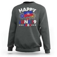 Juneteenth Flag Sweatshirt Black Freedom Black History June 19 1865