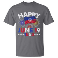 Juneteenth Flag T Shirt Black Freedom Black History June 19 1865