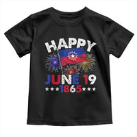 Juneteenth Flag Toddler T Shirt Black Freedom Black History June 19 1865