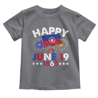 Juneteenth Flag Toddler T Shirt Black Freedom Black History June 19 1865