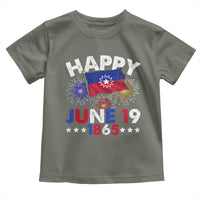 Juneteenth Flag Toddler T Shirt Black Freedom Black History June 19 1865