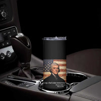 Funny 4th of July Skinny Tumbler Thomas Jefferson That's Due Tomorrow? - Wonder Print Shop