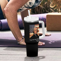 Funny 4th of July Tumbler With Handle Thomas Jefferson That's Due Tomorrow? - Wonder Print Shop