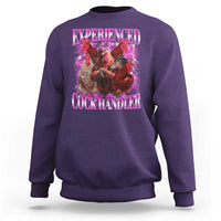 Embarrassing Adult Humor Experienced Cock Handler Inappropriate Sweatshirt - Wonder Print Shop