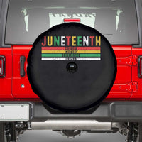 Juneteenth Spare Tire Cover Black History Culture Excellence Respect Retro Vintage