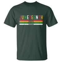 Juneteenth T Shirt Black History Culture Excellence Respect Retro Vintage
