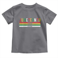 Juneteenth Toddler T Shirt Black History Culture Excellence Respect Retro Vintage