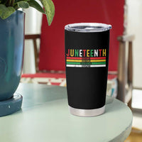 Juneteenth Tumbler Cup Black History Culture Excellence Respect Retro Vintage