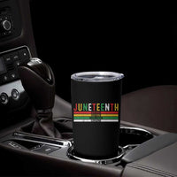 Juneteenth Tumbler Cup Black History Culture Excellence Respect Retro Vintage
